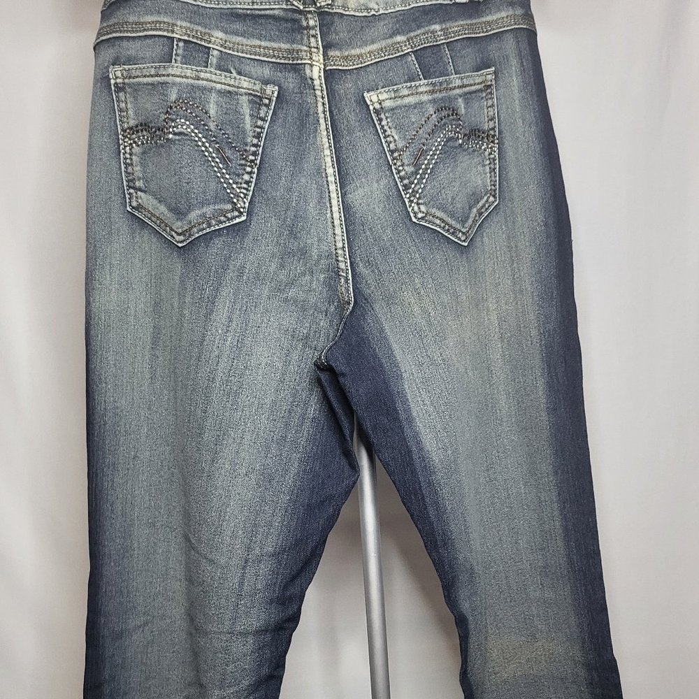 Five Brand Butt Lifting Skinny Jeans - Acid Wash - Size 18 - Brand New - 1032